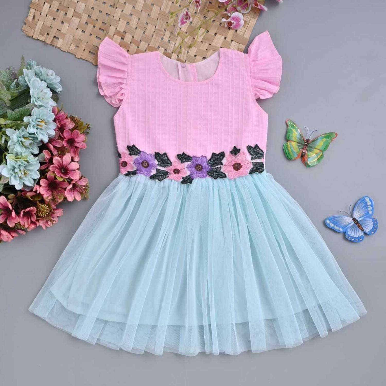 PRINCESSA COLLECTION Baby Girls Midi/Knee Length Casual Dress