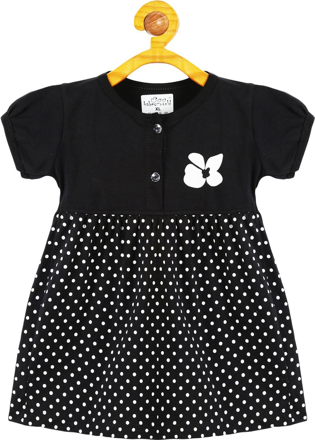 Image of babeezworld Baby Girls Midi /Knee Length Casual Dress