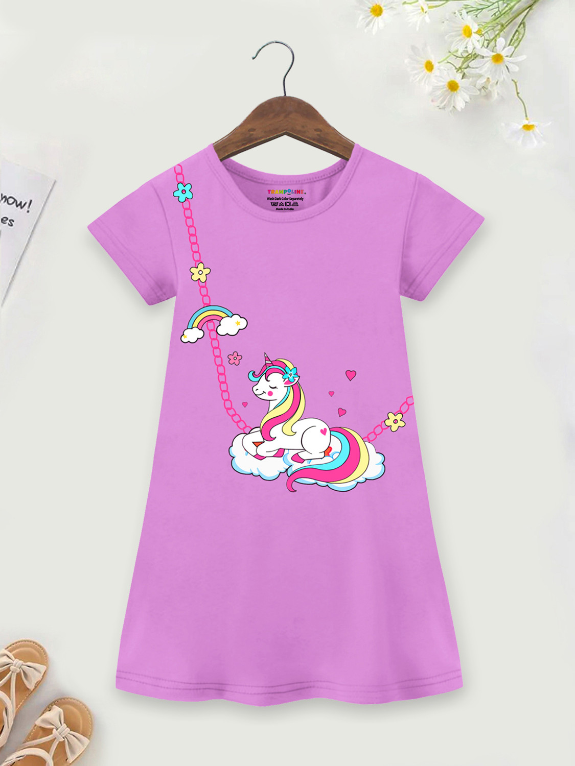 Image of Trampoline Indi Girls Midi /Knee Length Casual Dress