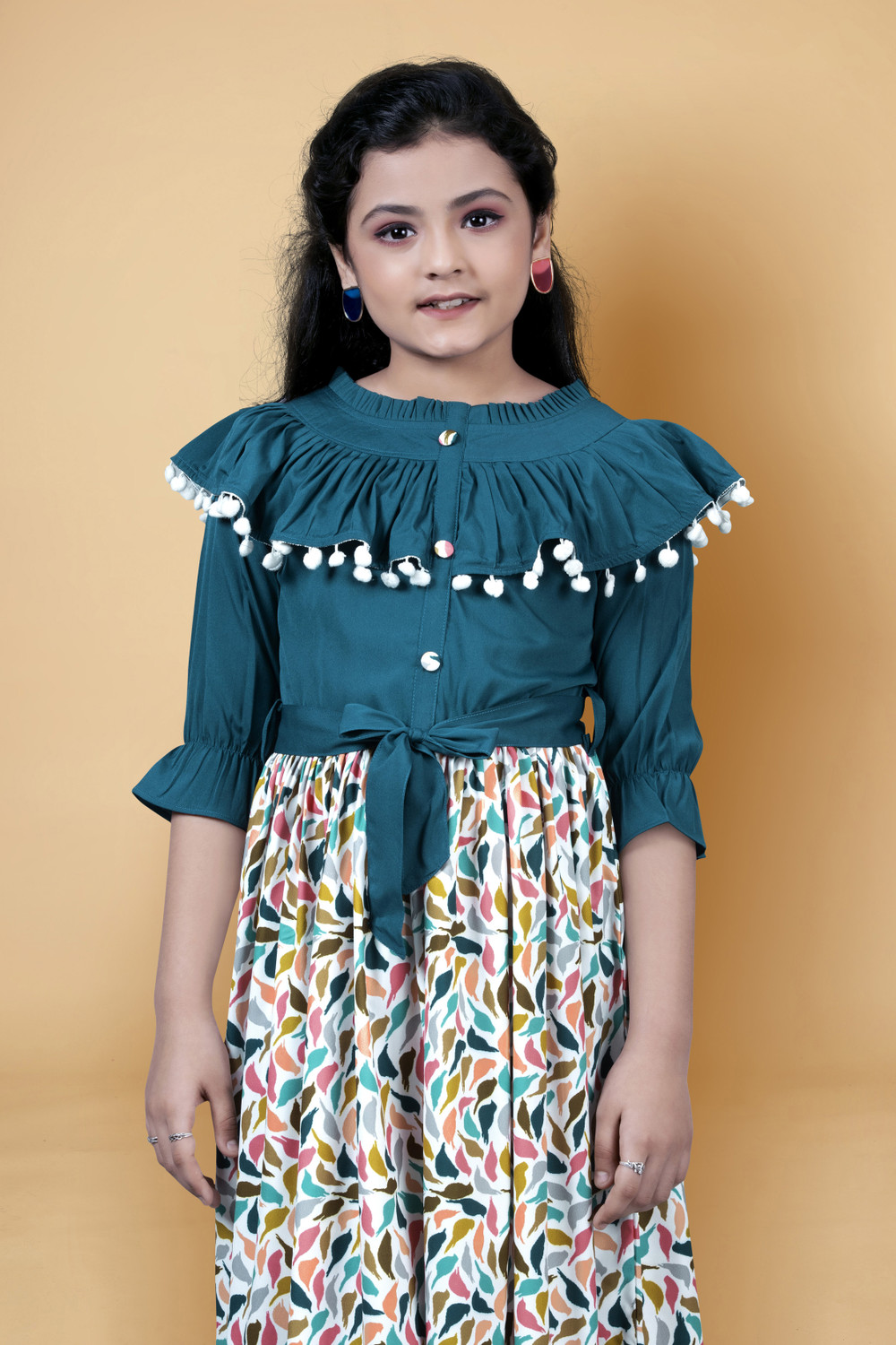 Image of Fashion Dream Girls Calf Length Casual Dress