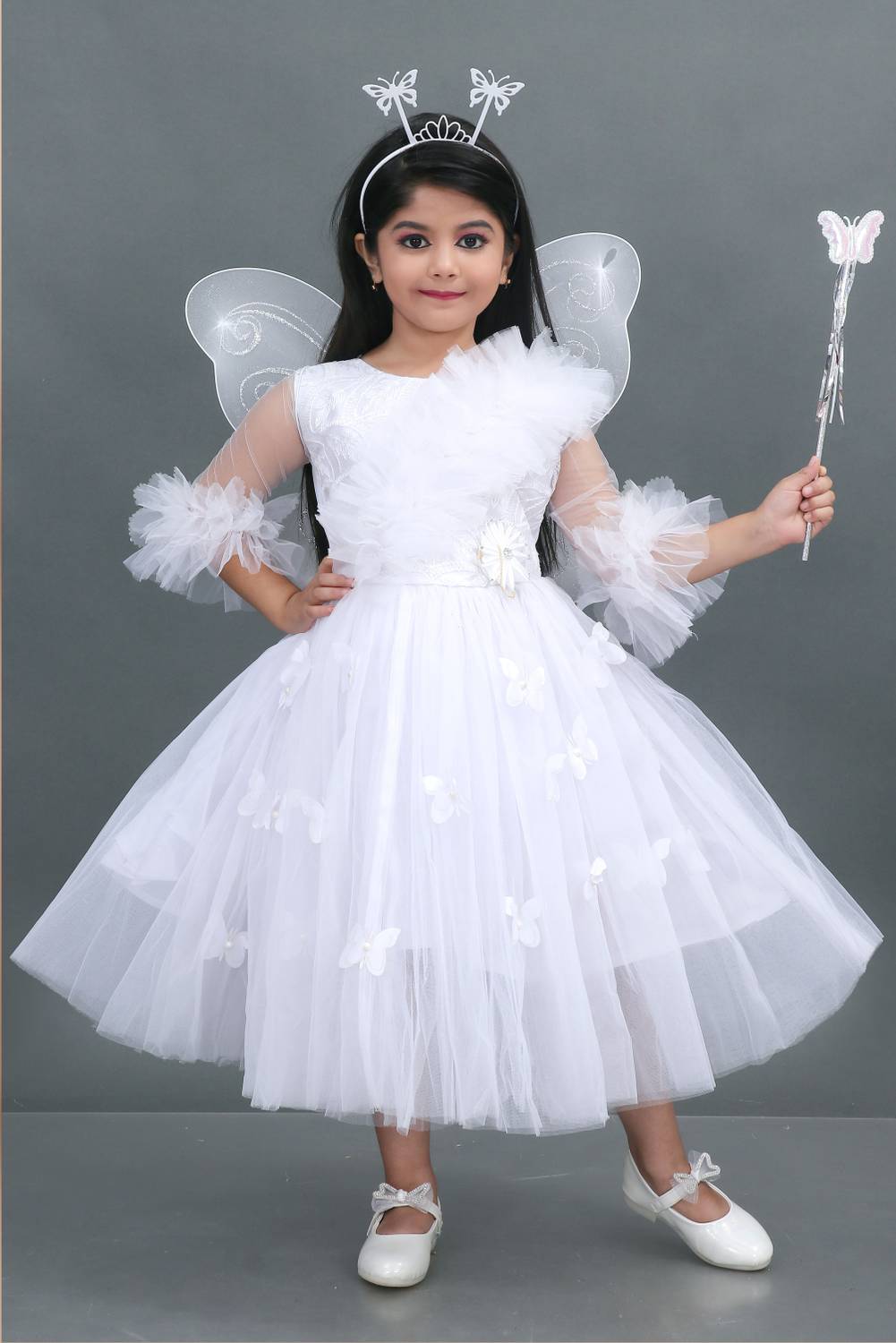aruna creation Girls Calf Length Party Dress