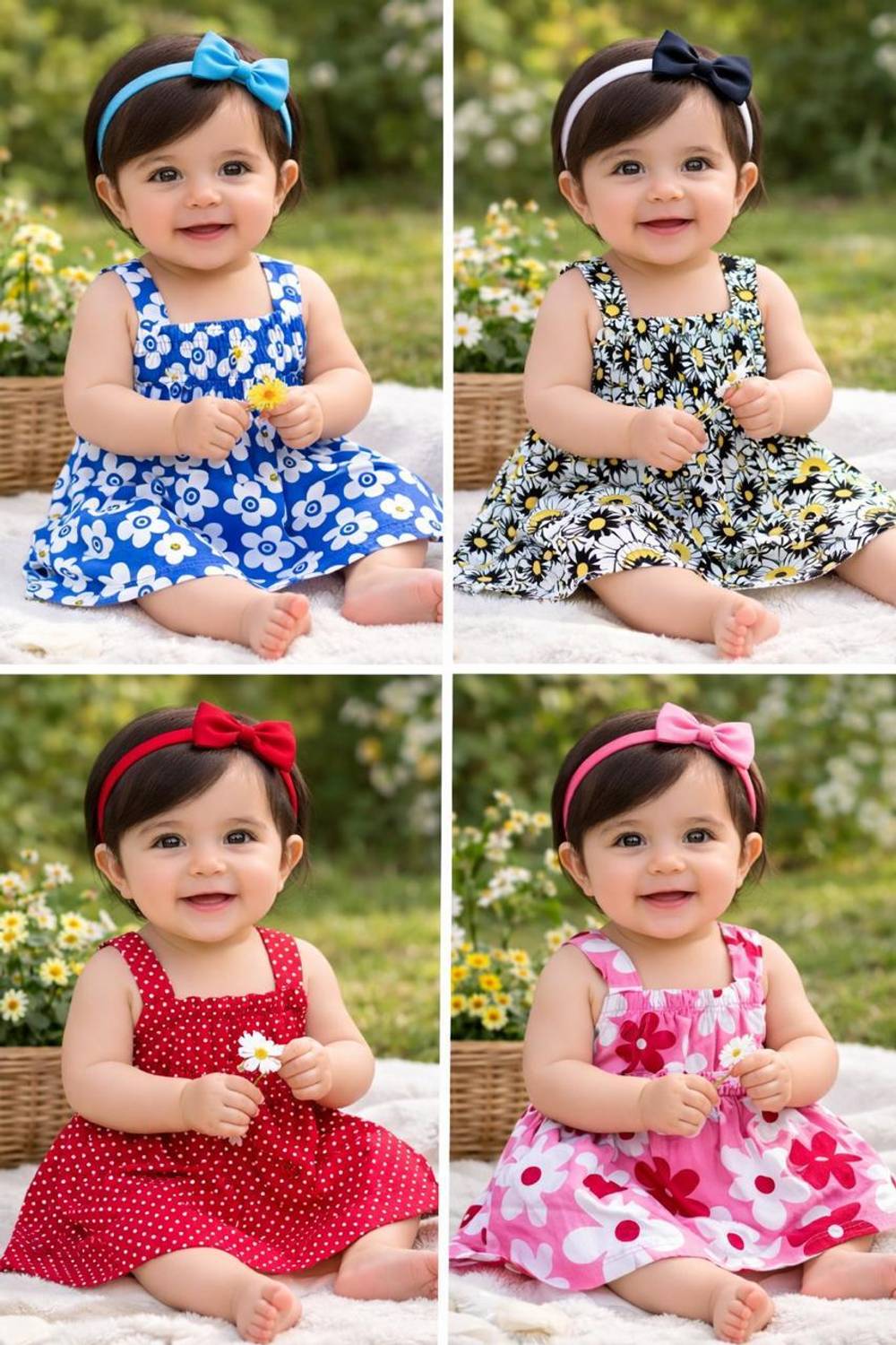 ARIF COLLECTION Baby Girls Above Knee Casual Dress