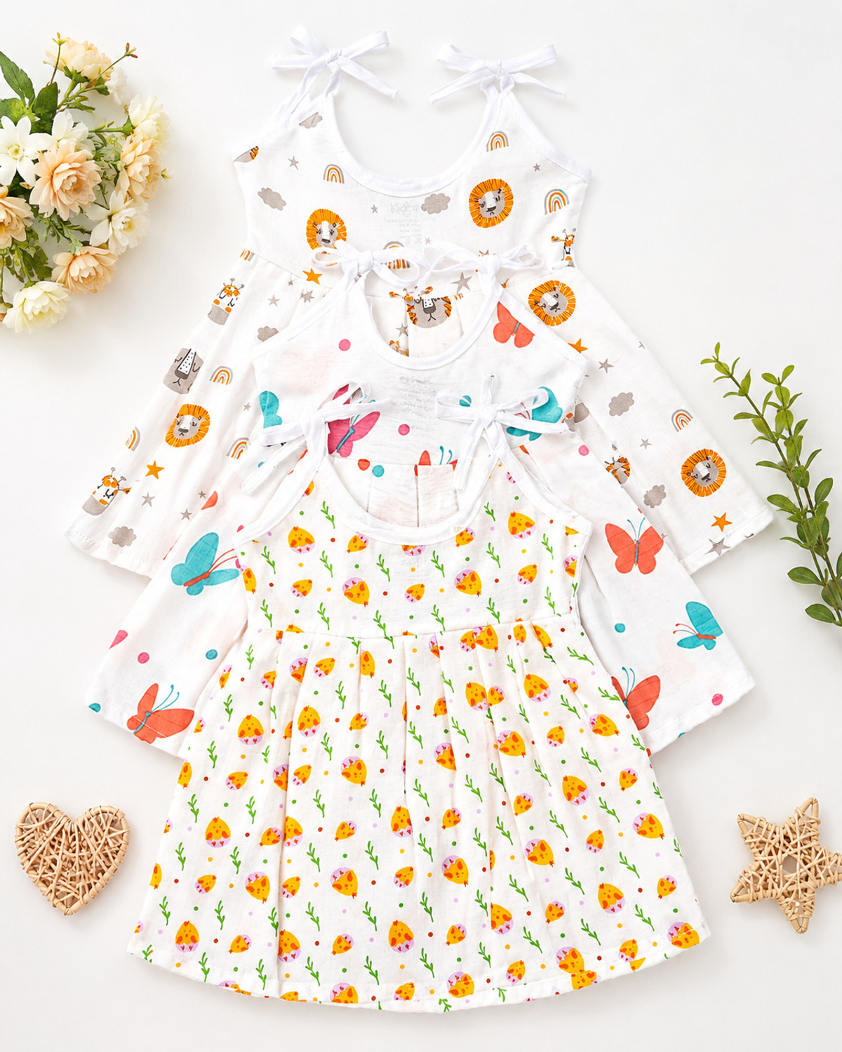Image of Kidbea Indi Baby Girls Midi /Knee Length Casual Dress