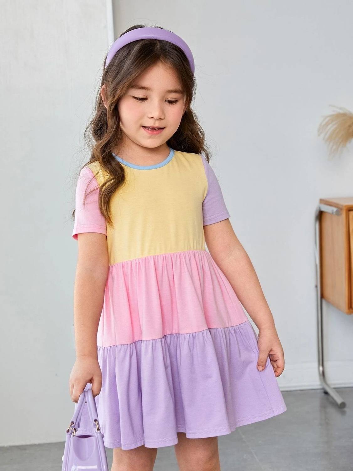 ASTRON CLOTHING Baby Girls Above Knee Casual Dress