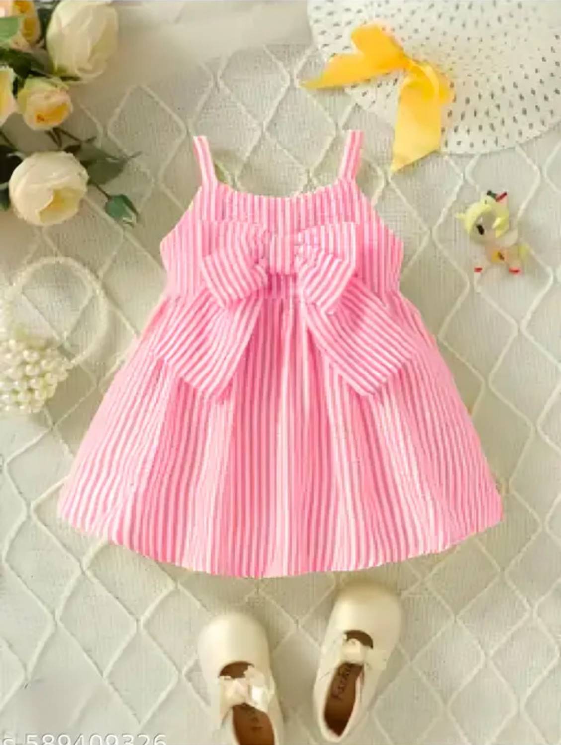 Aishan enterprises Indi Baby Girls Midi/Knee Length Casual Dress