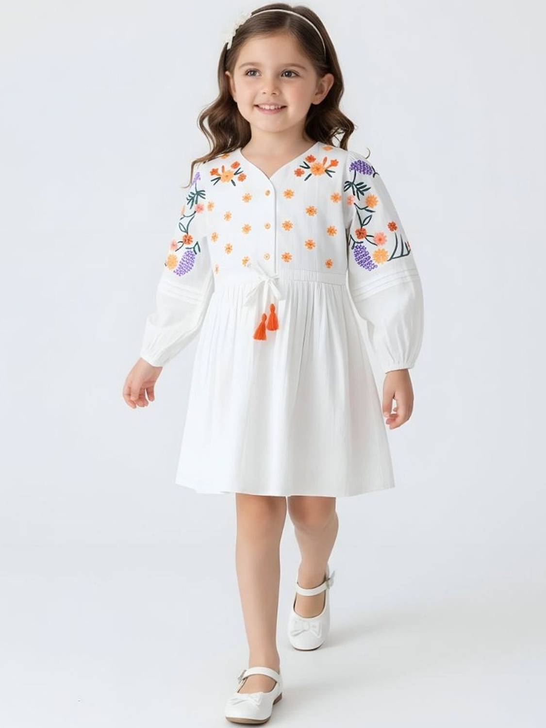 Bella Moda Girls Above Knee Casual Dress