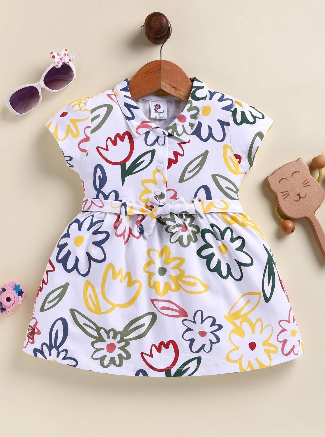Annie Baby Girls Midi/Knee Length Casual Dress