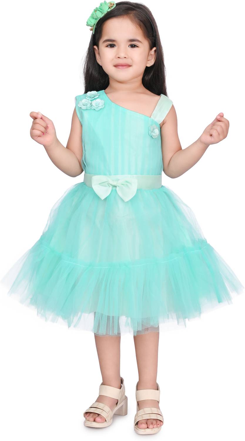 CHANDRIKA LIFESTYLE Baby Girls Calf Length Party Dress