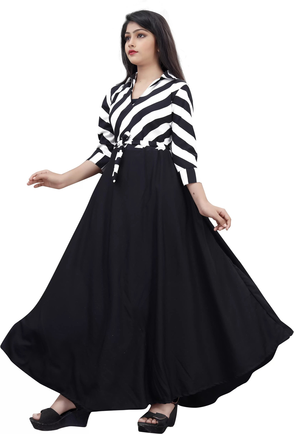 Image of justmybrand Girls Maxi /Full Length Casual Dress