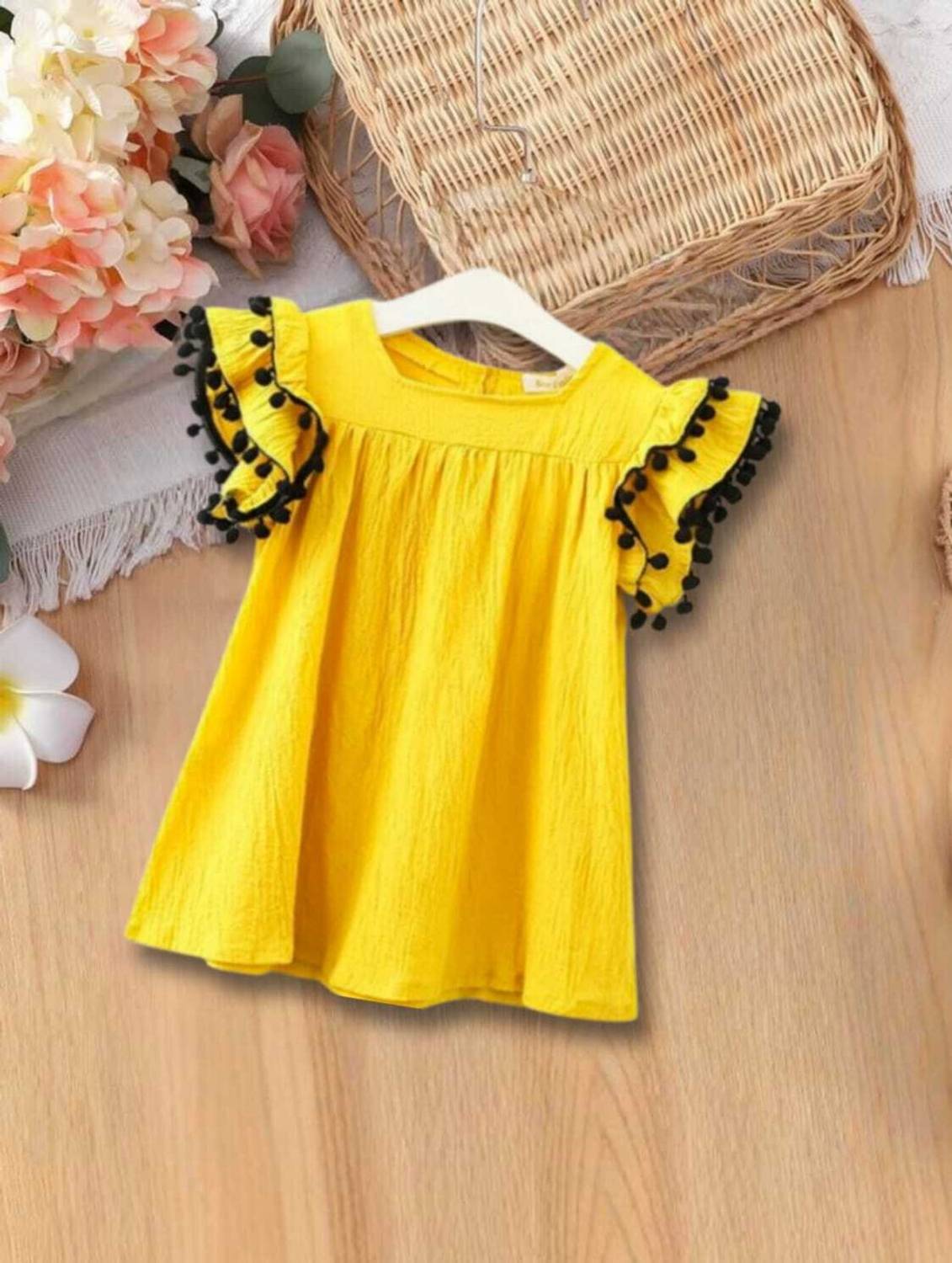 STYLED CREATION Baby Girls Midi/Knee Length Casual Dress