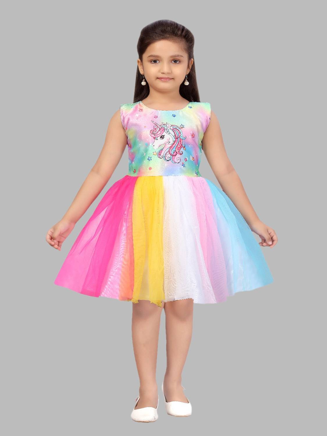 Aarika Girls Midi/Knee Length Party Dress
