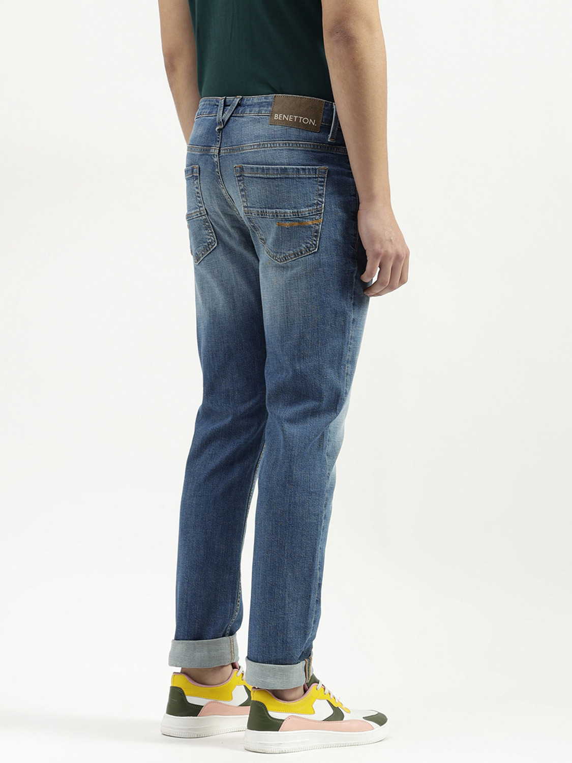 Image of United Colors of Benetton Slim Men Blue Jeans