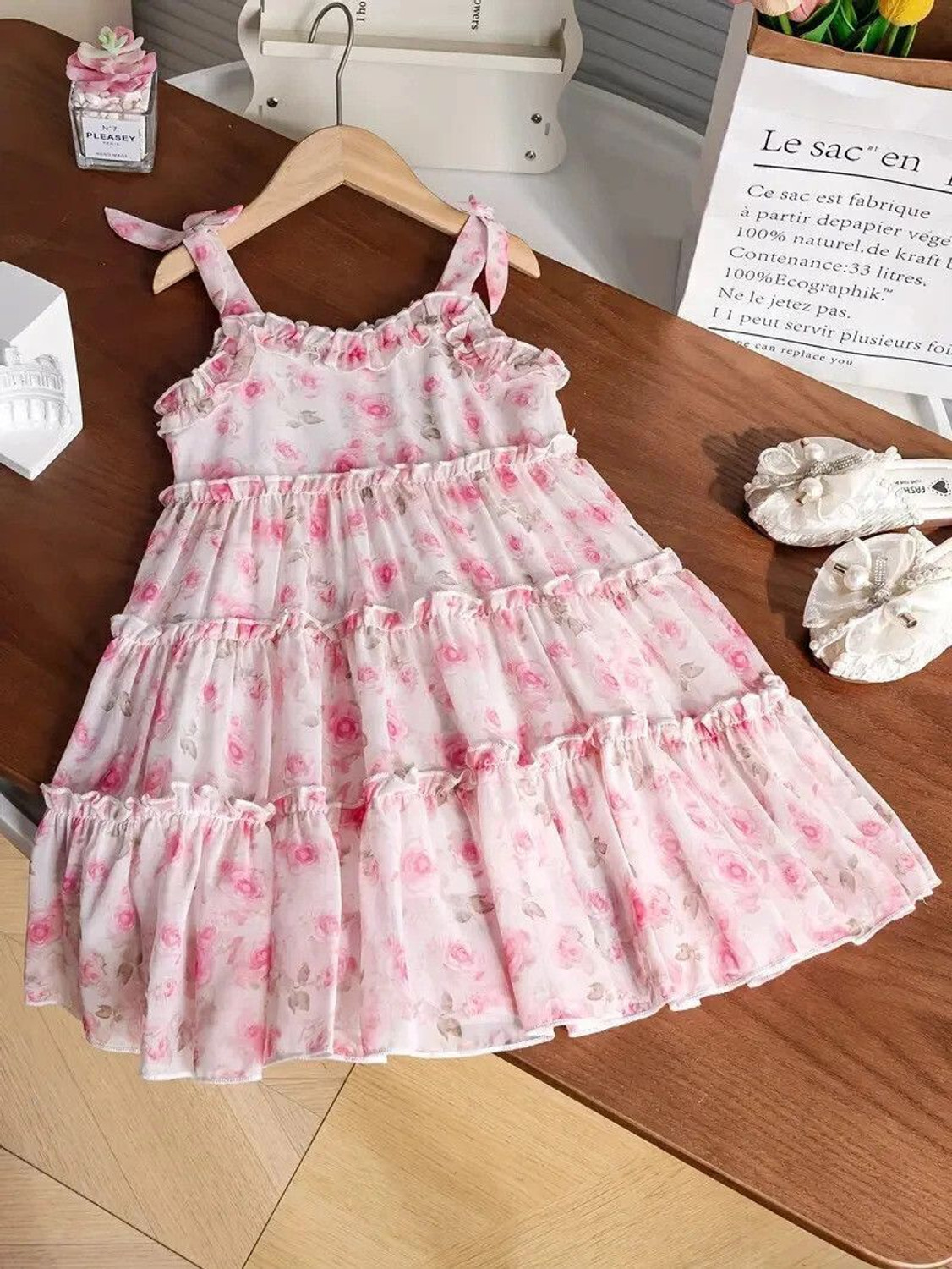 Image of PURNKAMAAY TRENDZ Baby Girls Below Knee Casual Dress