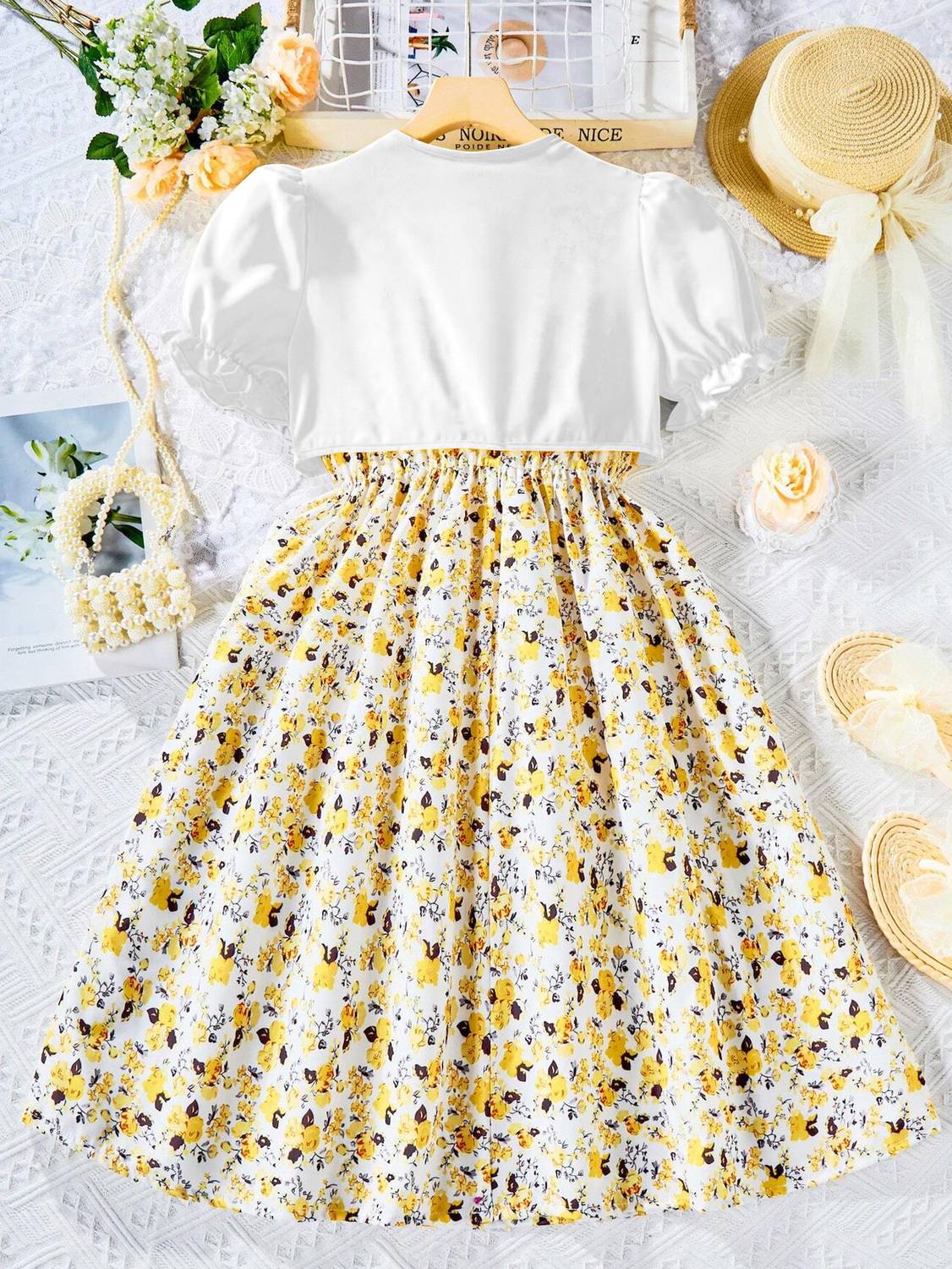 botgo Girls Above Knee Casual Dress