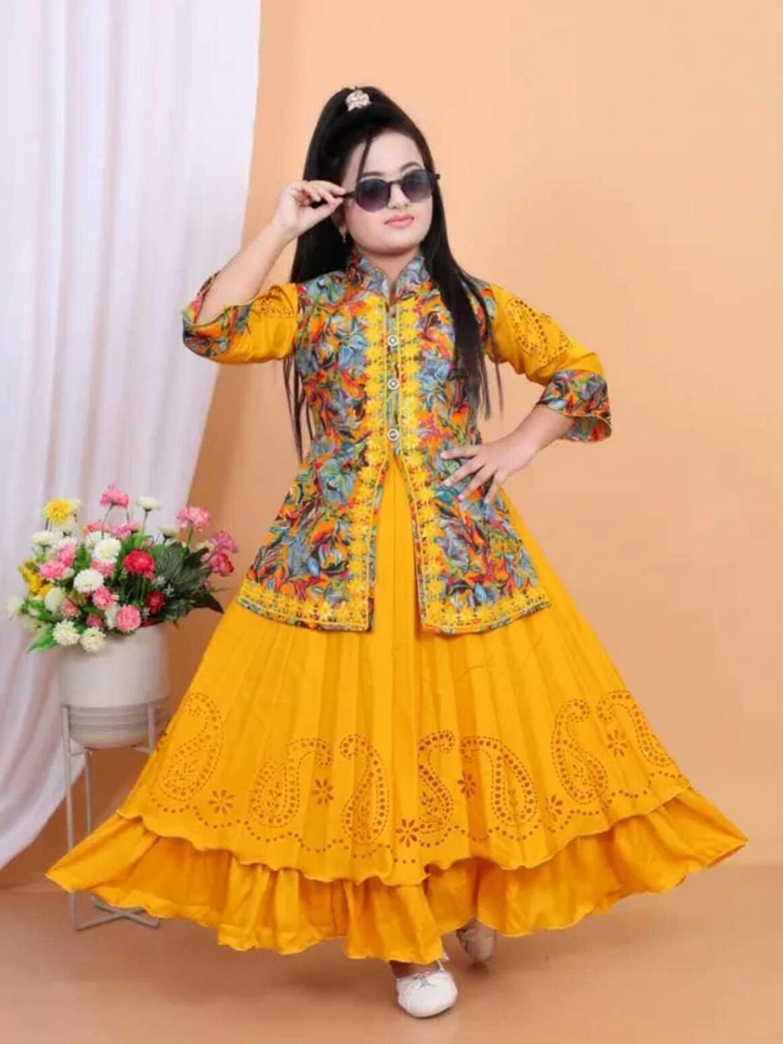 Image of A Asma dresses Indi Girls Maxi /Full Length Casual Dress