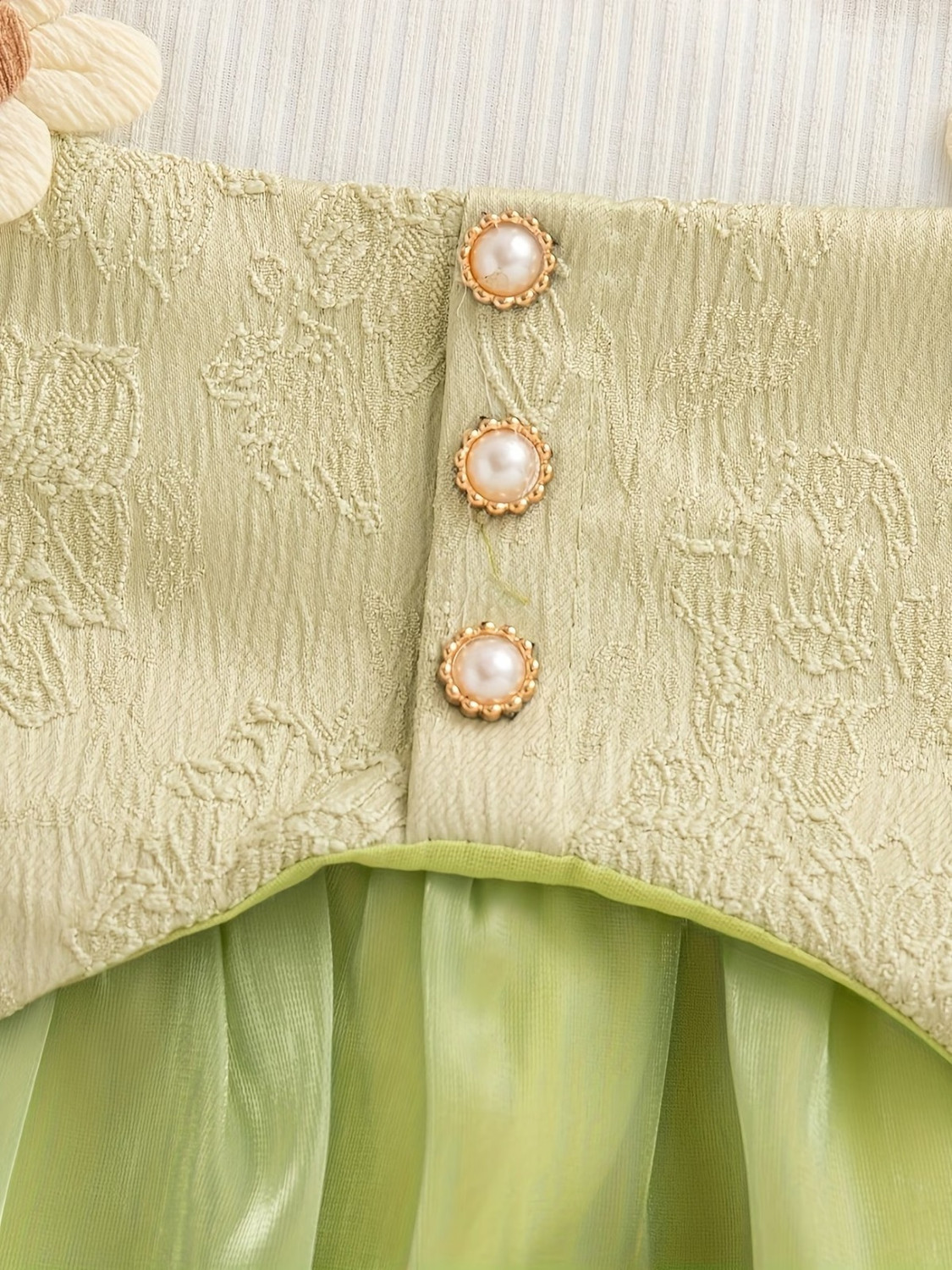 Image of GESICA FASHION Baby Girls Below Knee Party Dress