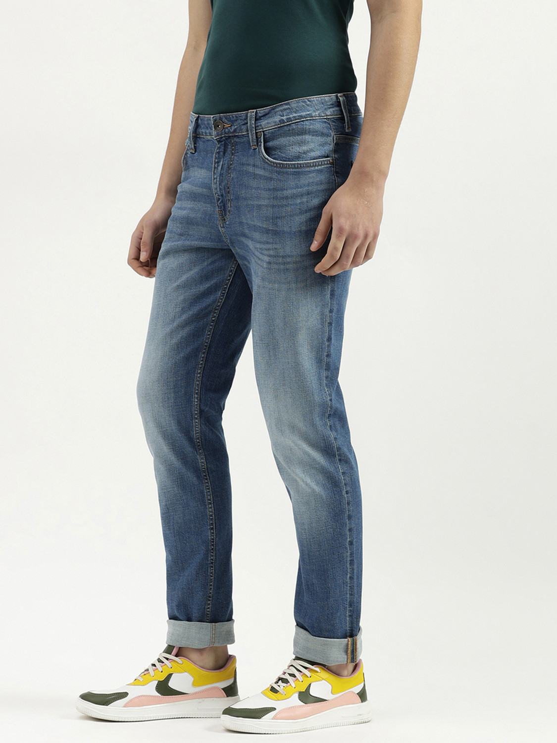Image of United Colors of Benetton Slim Men Blue Jeans