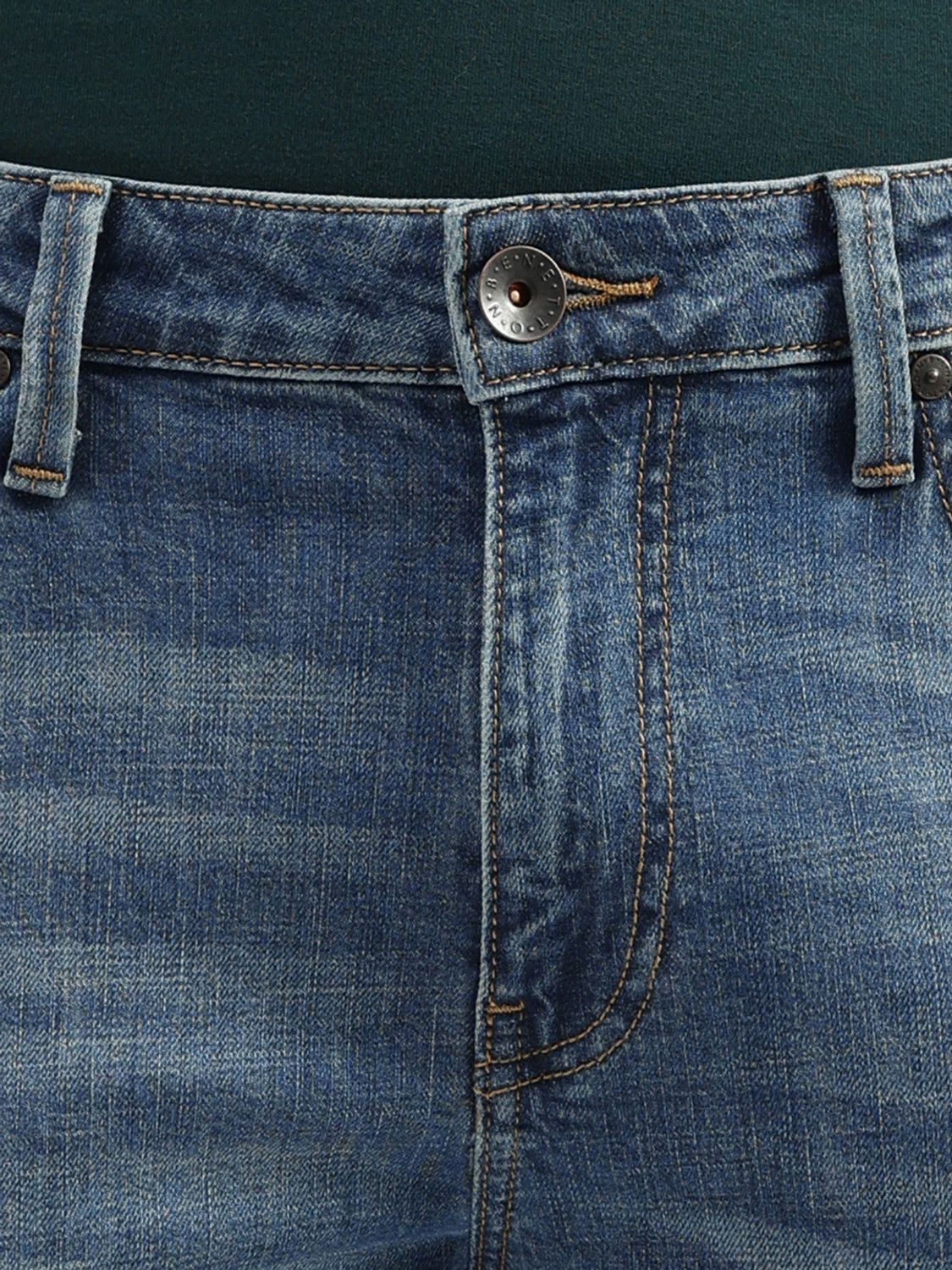 Image of United Colors of Benetton Slim Men Blue Jeans