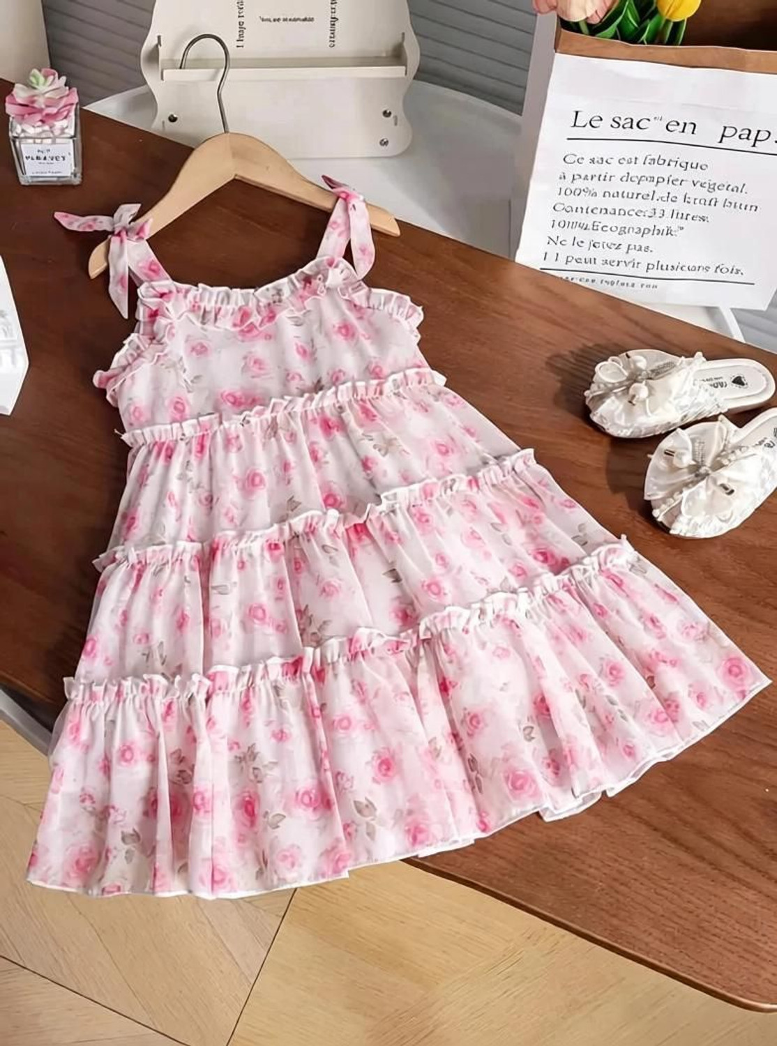 Image of PURNKAMAAY TRENDZ Baby Girls Below Knee Casual Dress