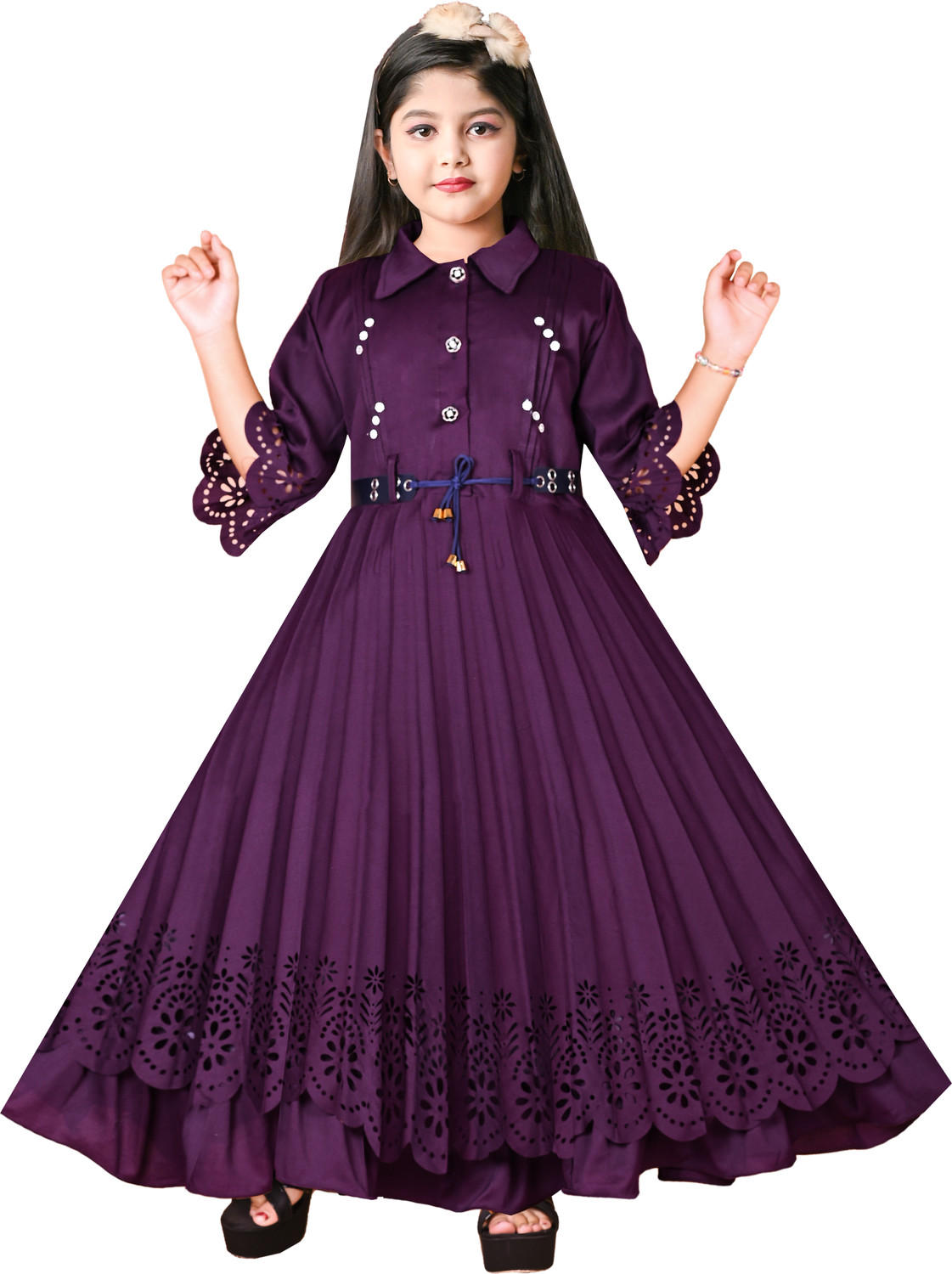 Image of Srgoldlive Girls Maxi /Full Length Party Dress
