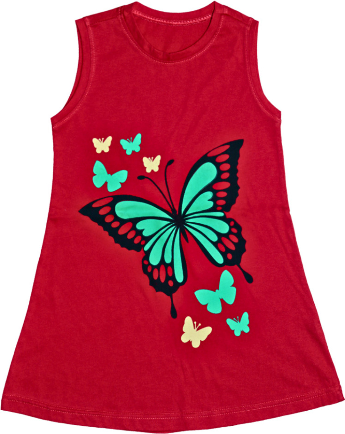 Image of CHIRUK Girls Midi /Knee Length Casual Dress