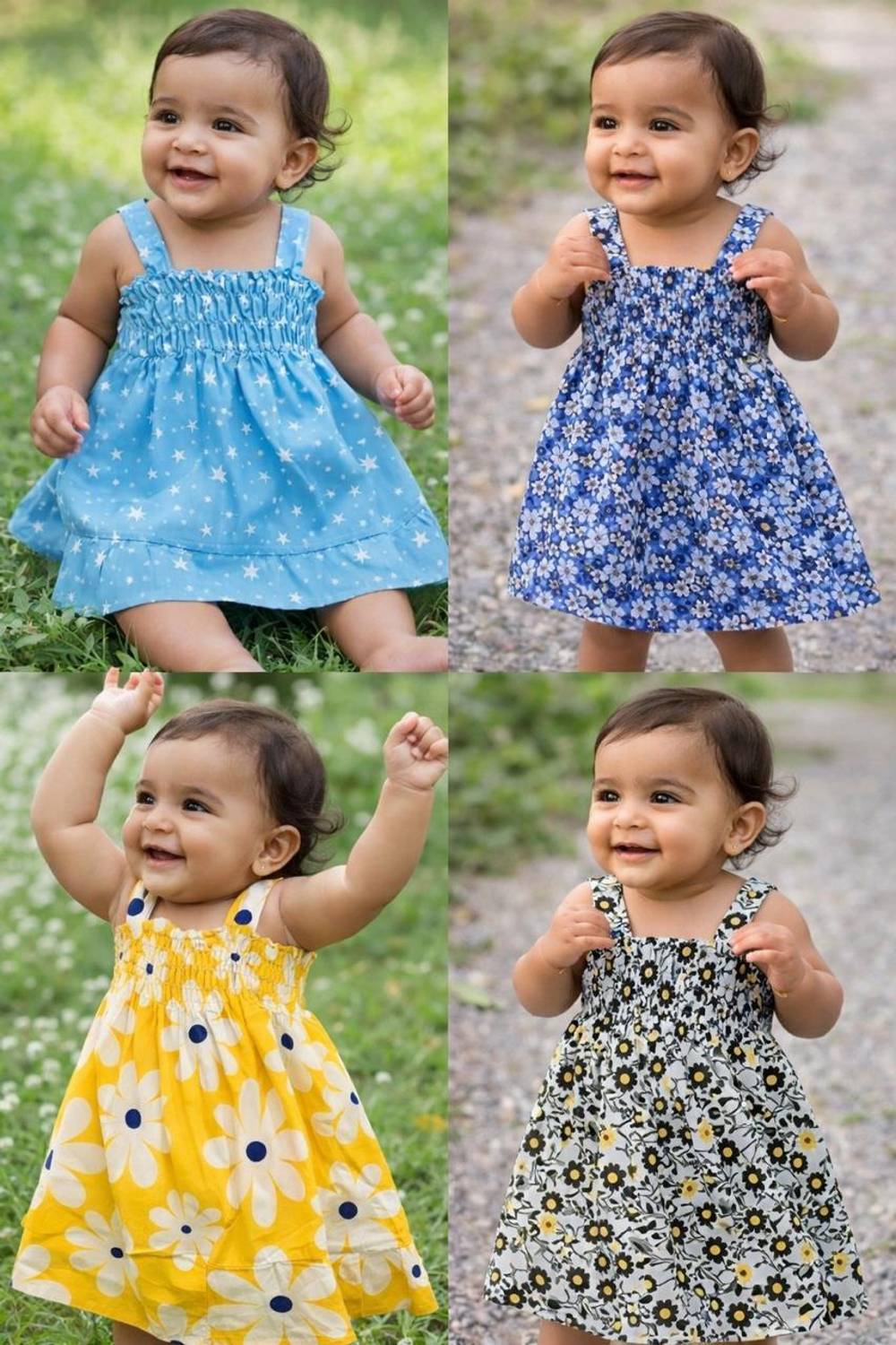 ARIF COLLECTION Baby Girls Above Knee Casual Dress