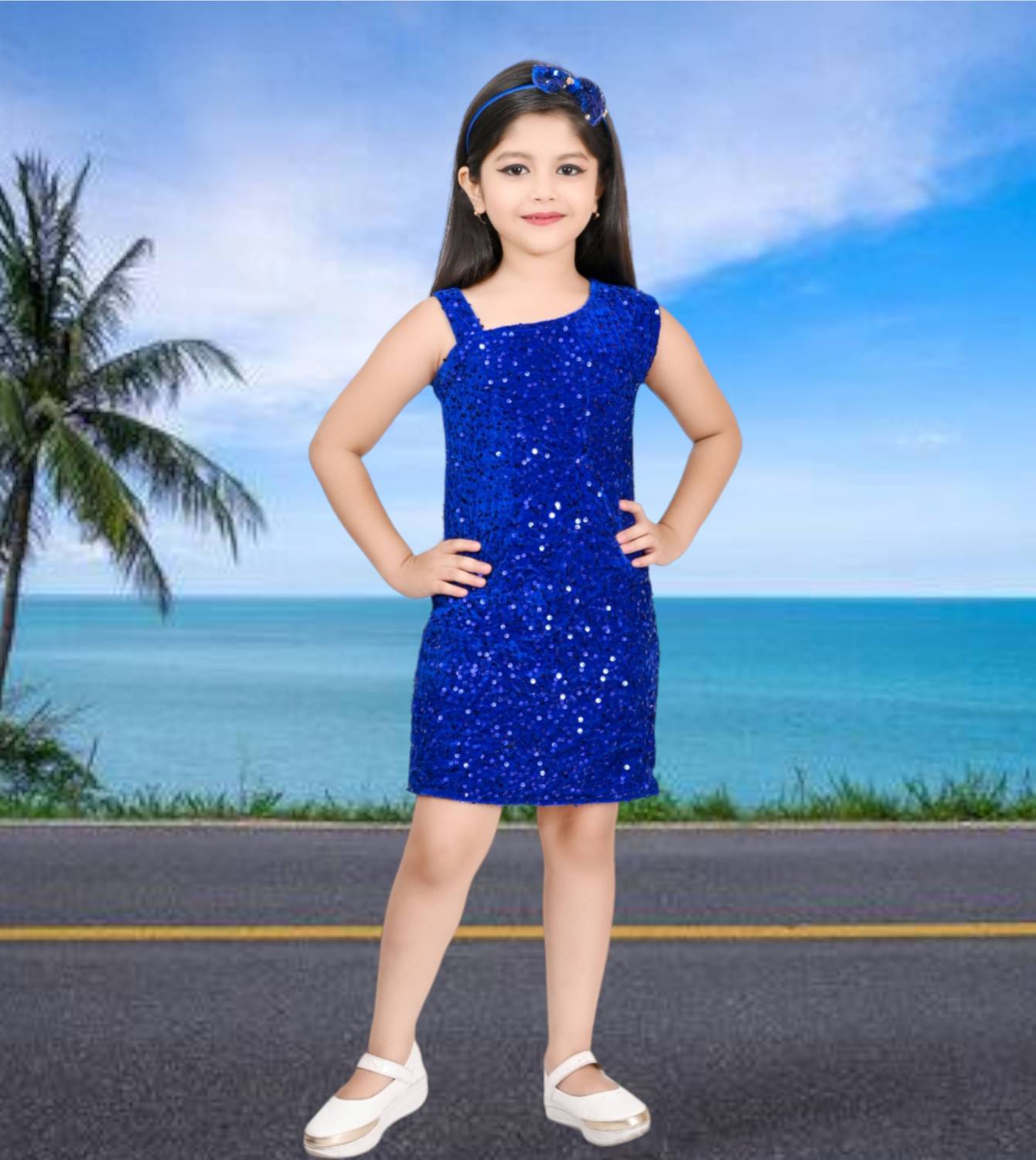 Aksgarments Baby Girls Above Knee Party Dress