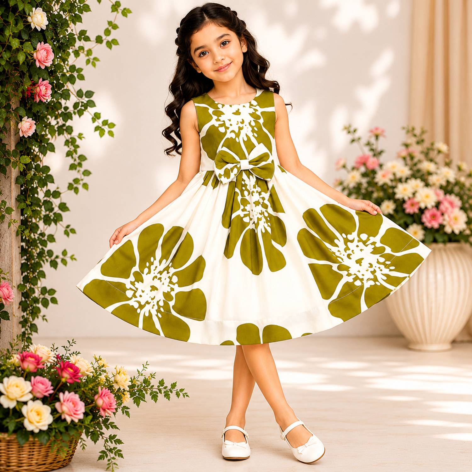 Jyotifashion Girls Above Knee Casual Dress