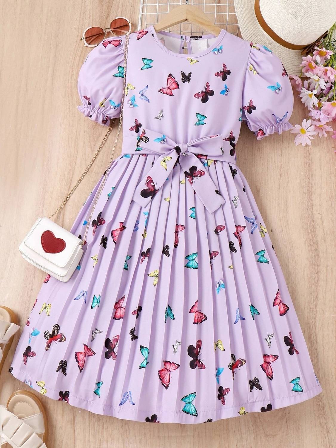 Gen Alfa Girls Midi/Knee Length Party Dress