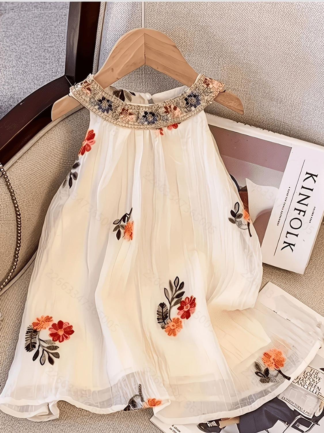VE Girls Below Knee Party Dress