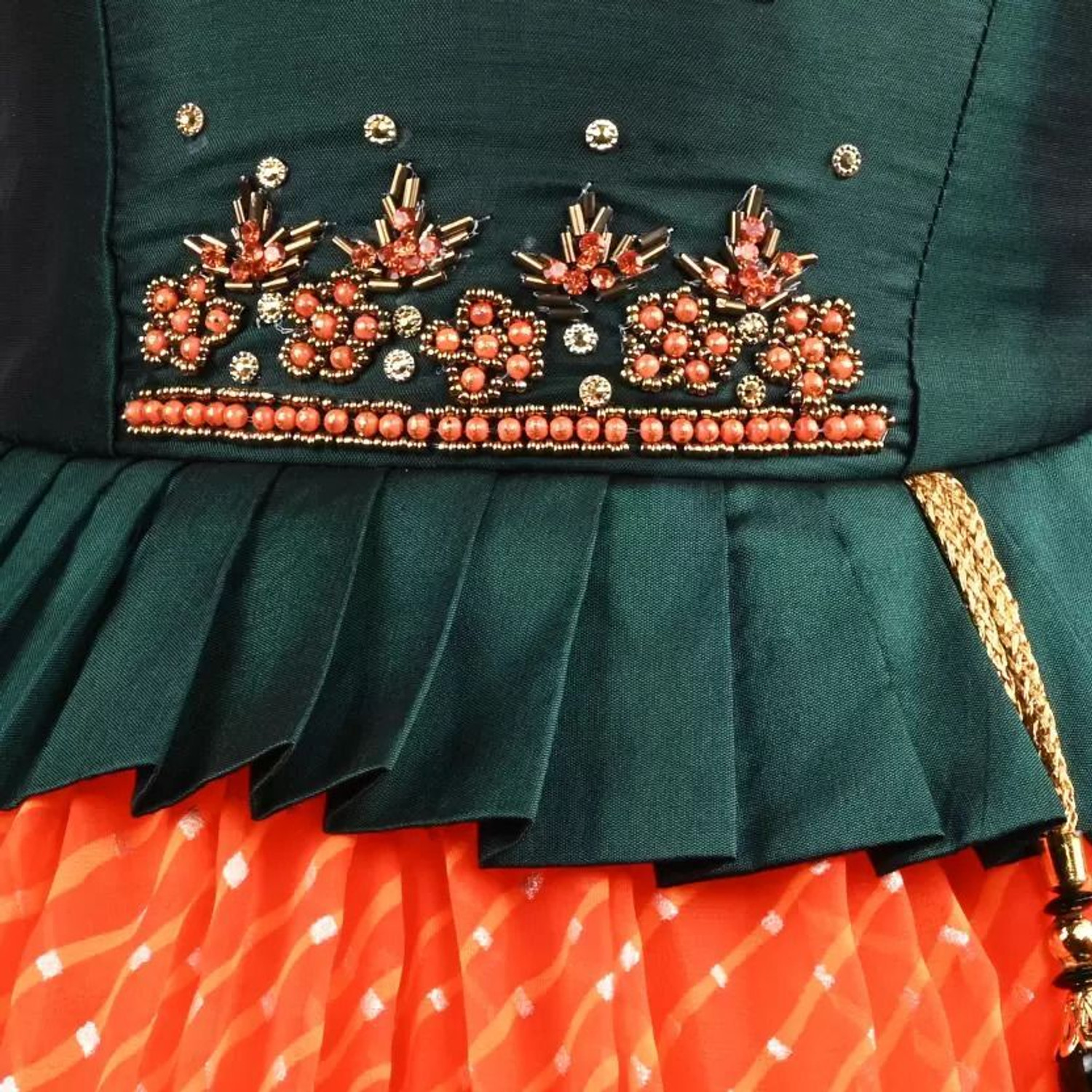 Image of Wishkaro Girls Midi /Knee Length Festive /Wedding Dress