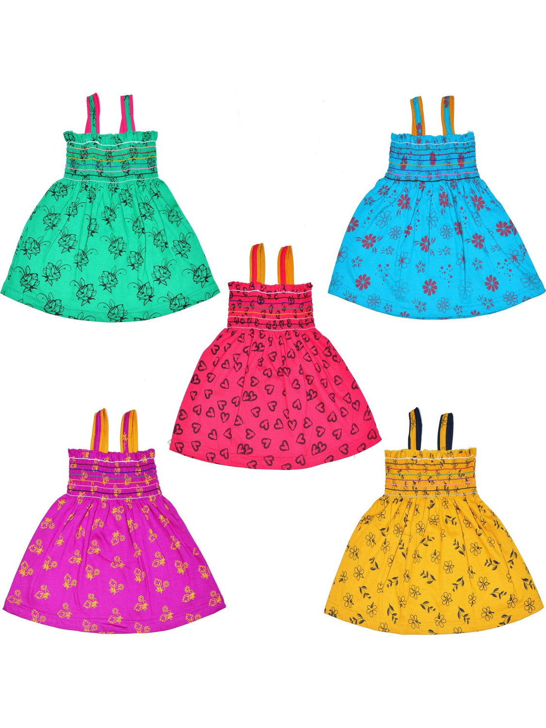 Image of Just Live Fashion Baby Girls Midi /Knee Length Casual Dress