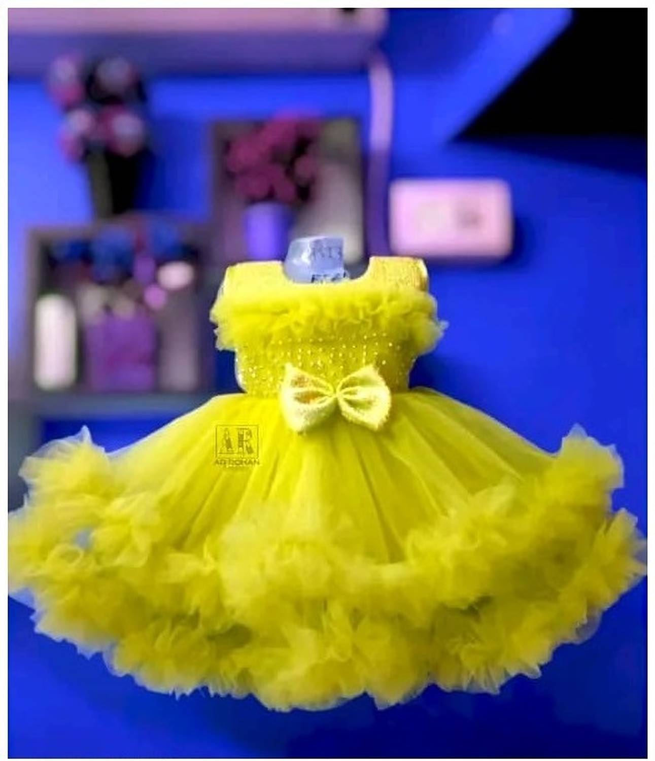 Hipposippo Baby Girls Below Knee Party Dress