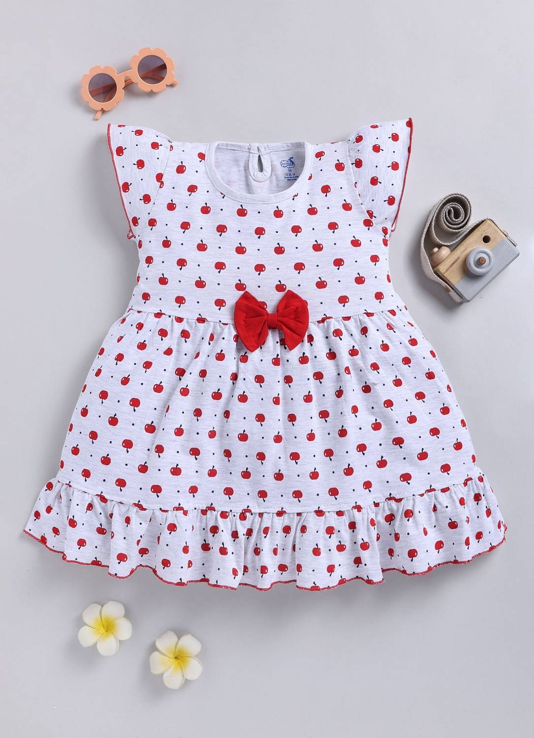 Appleeye Baby Girls Below Knee Casual Dress