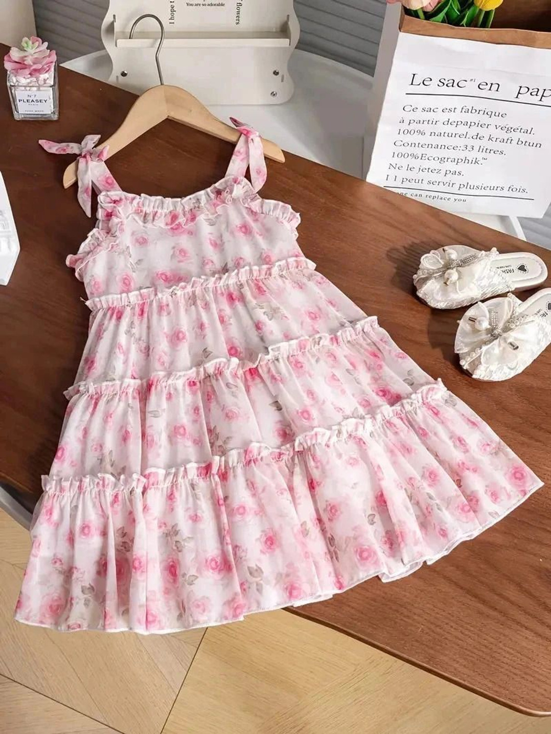 Image of PURNKAMAAY TRENDZ Baby Girls Below Knee Casual Dress