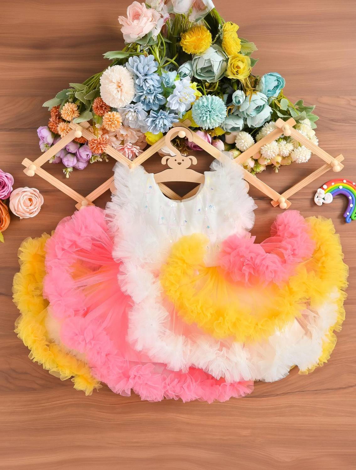 CUTE XII FASHION Girls Maxi/Full Length Casual Dress