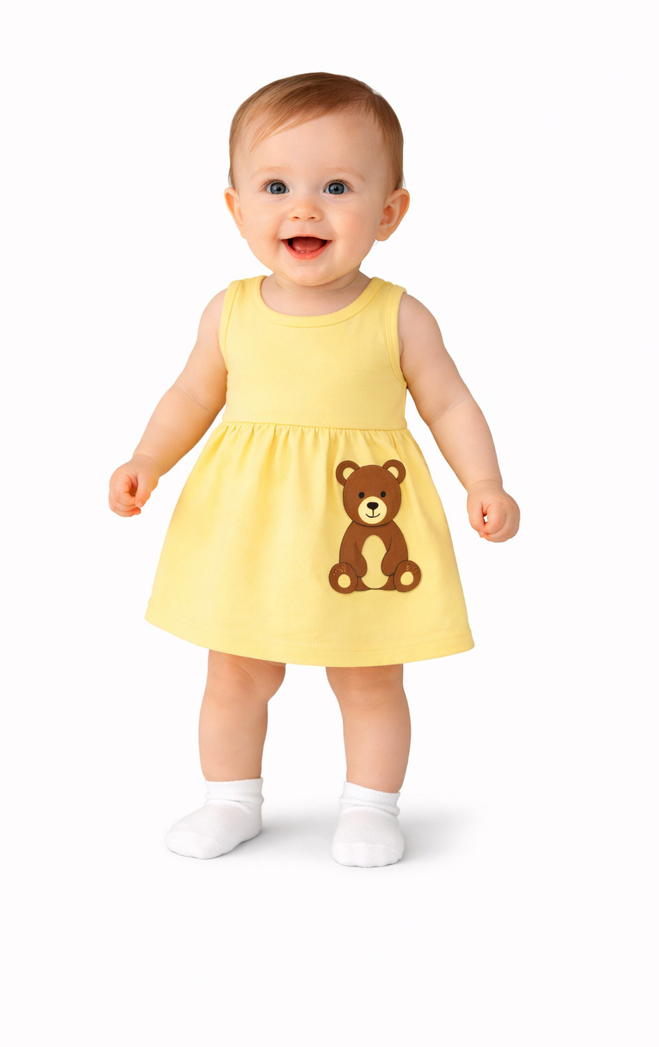 Image of MEGNAM Baby Girls Above Knee Casual Dress