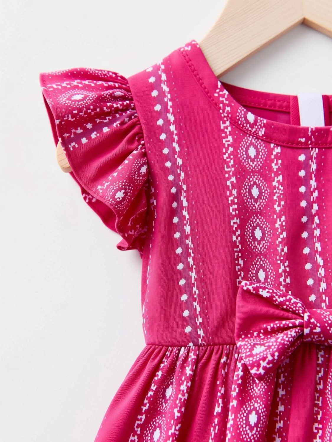 Image of SADAB FASHION Indi Baby Girls Above Knee Festive /Wedding Dress