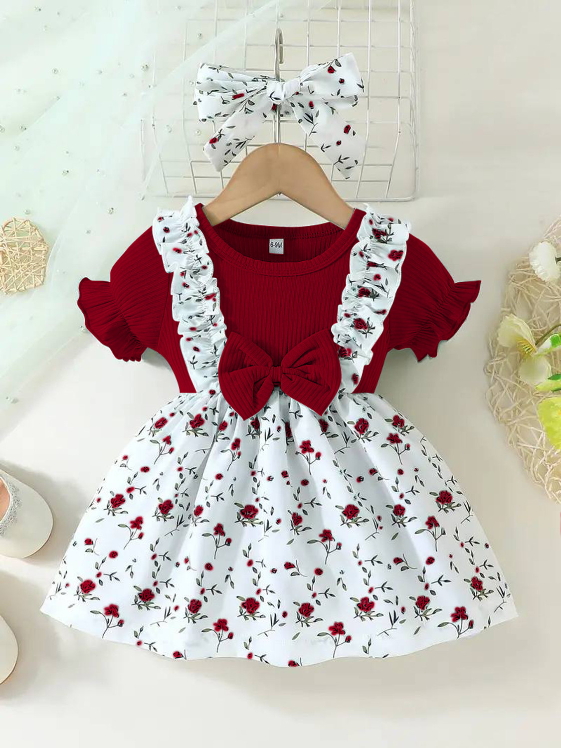 Image of shopivatestore Baby Girls Midi /Knee Length Casual Dress