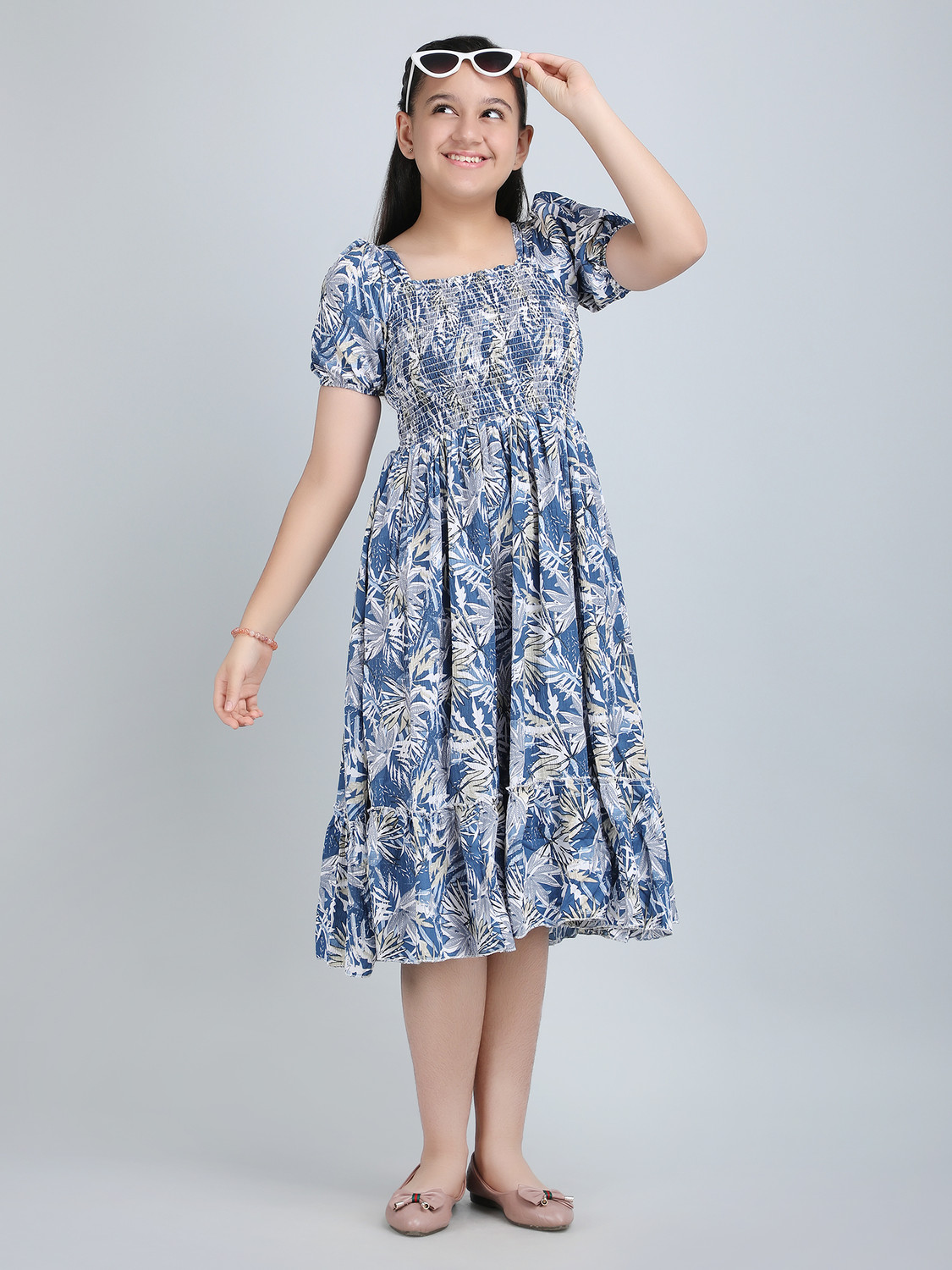 Image of Deklook Girls Midi /Knee Length Party Dress