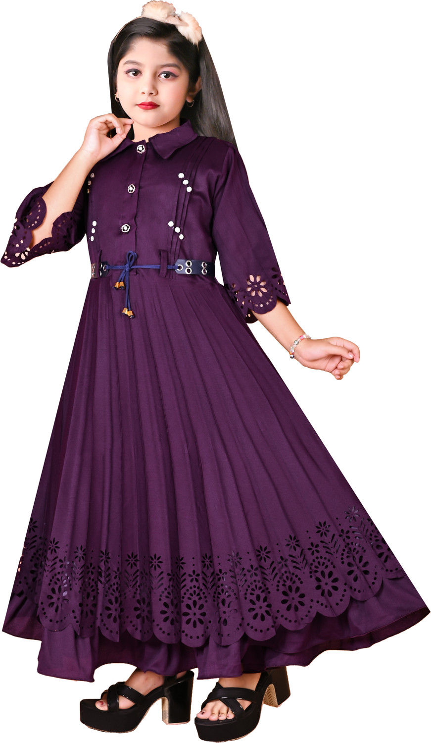 Image of Srgoldlive Girls Maxi /Full Length Party Dress