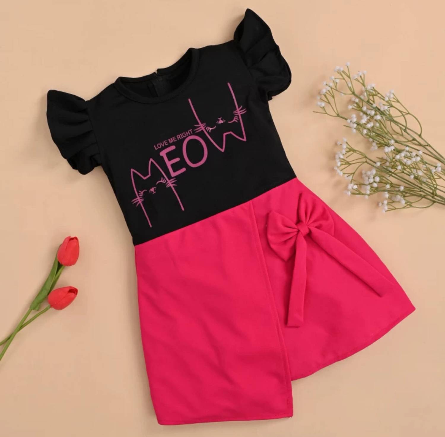 Elegant Attire Girls Midi/Knee Length Casual Dress