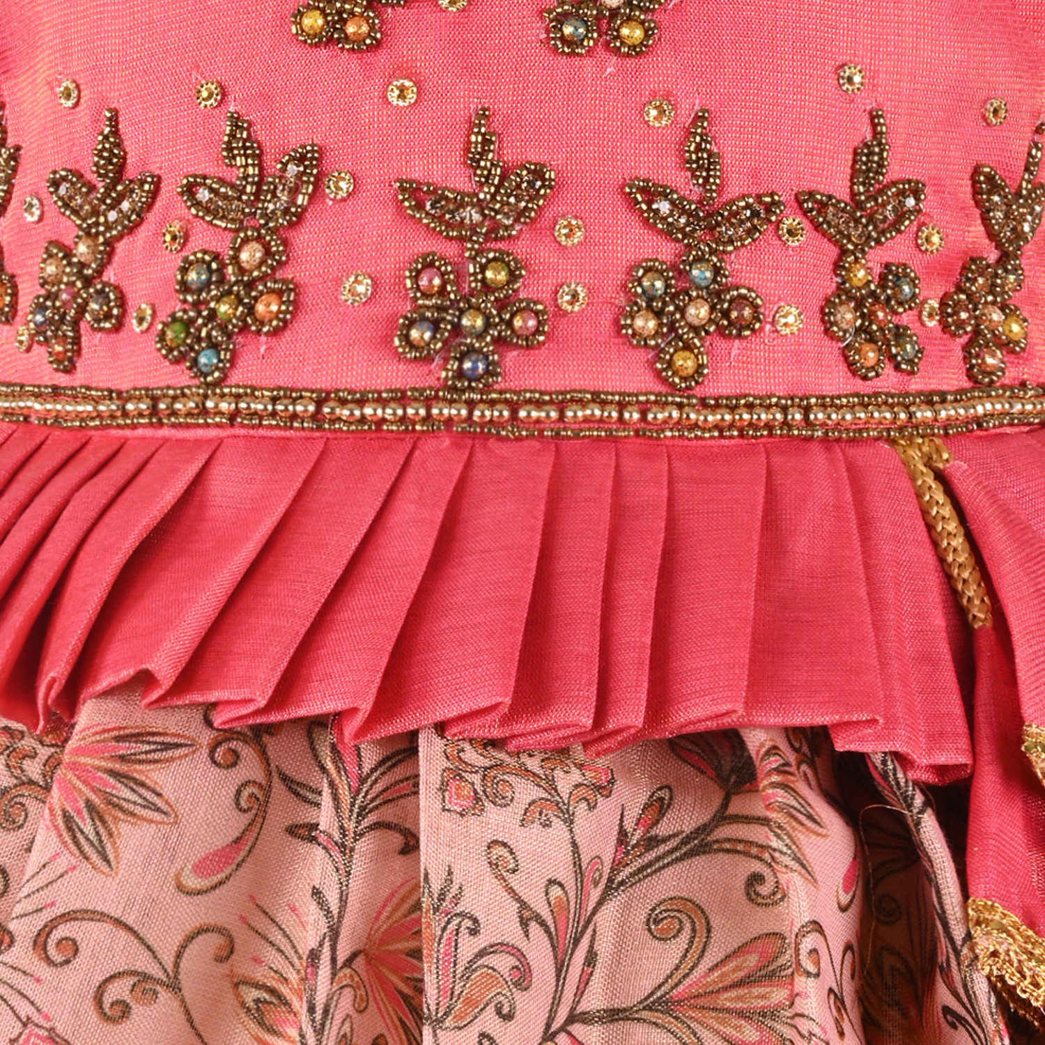 Image of Wishkaro Girls Midi /Knee Length Festive /Wedding Dress