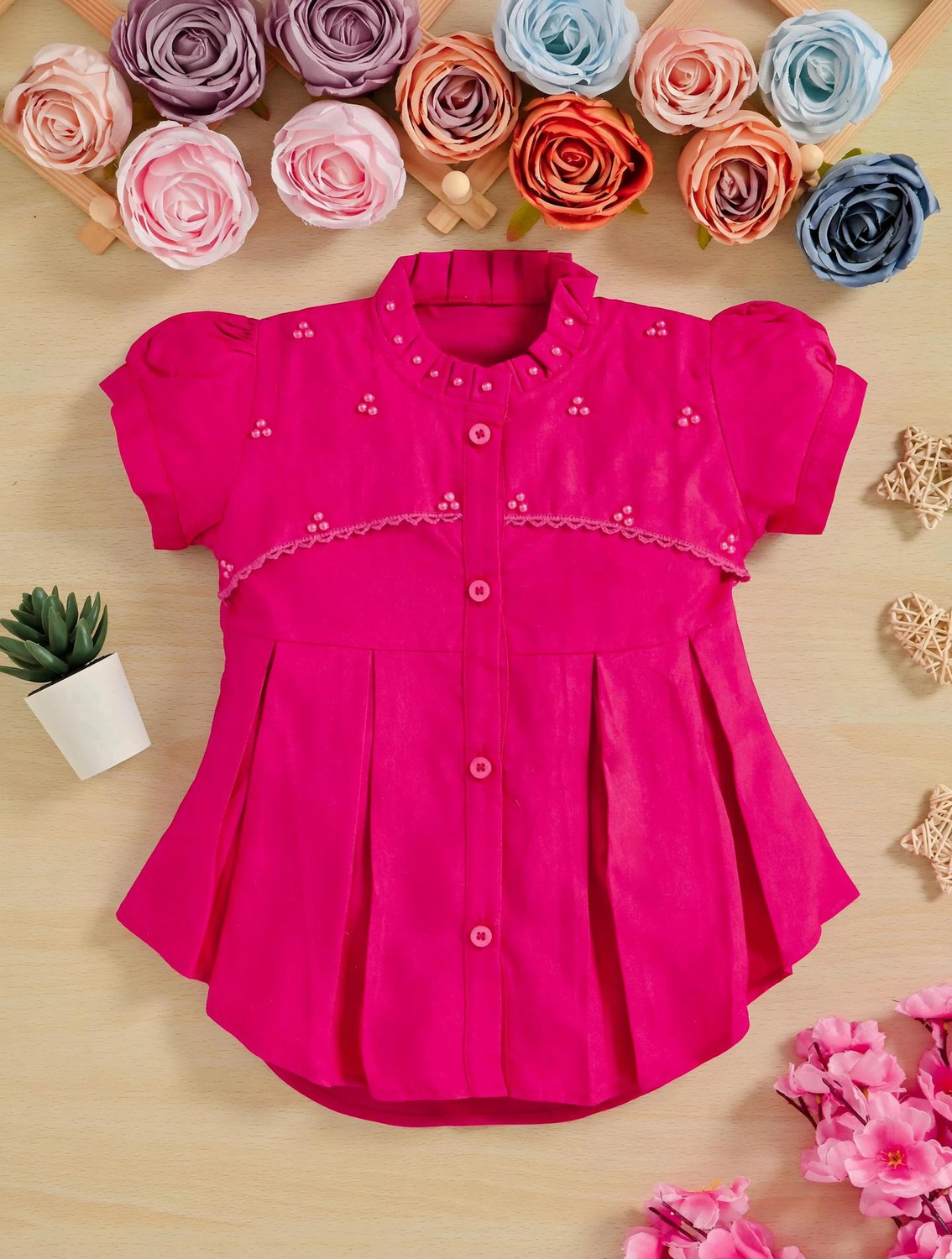 Image of TT B BERRY Girls Calf Length Casual Dress