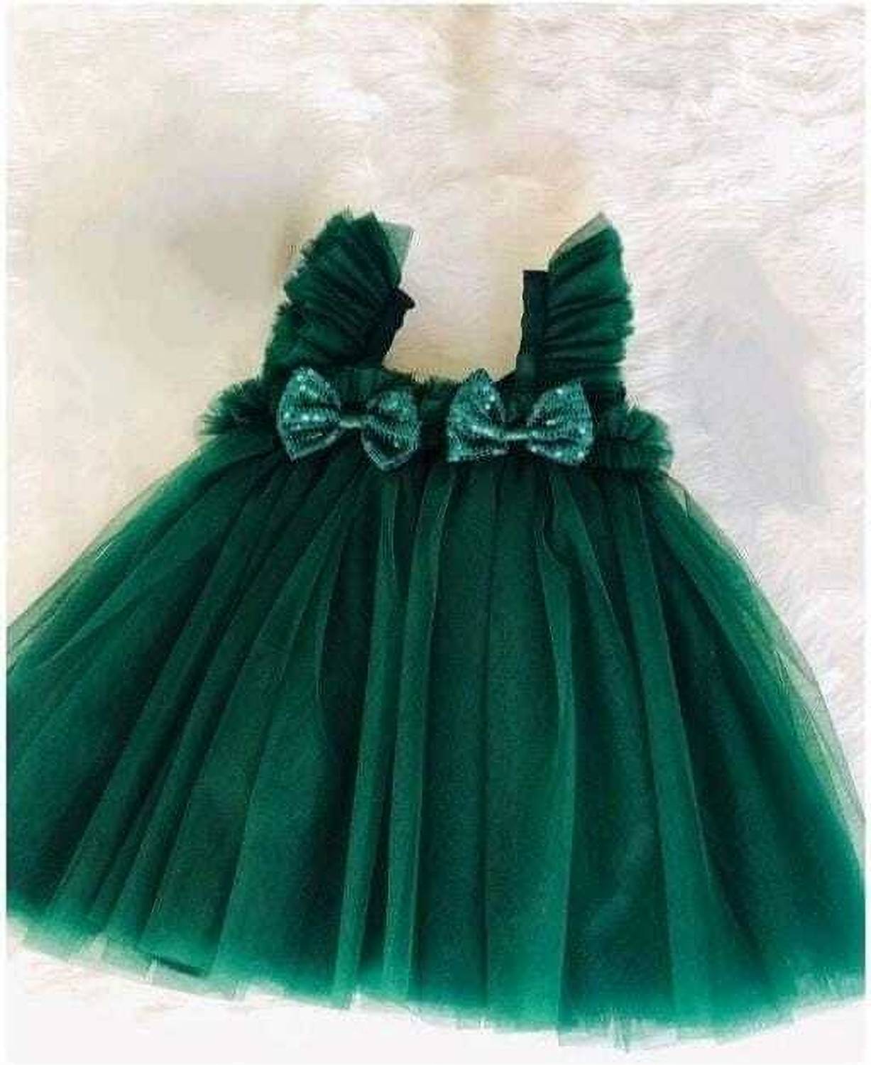 best of style Indi Girls Midi/Knee Length Festive/Wedding Dress