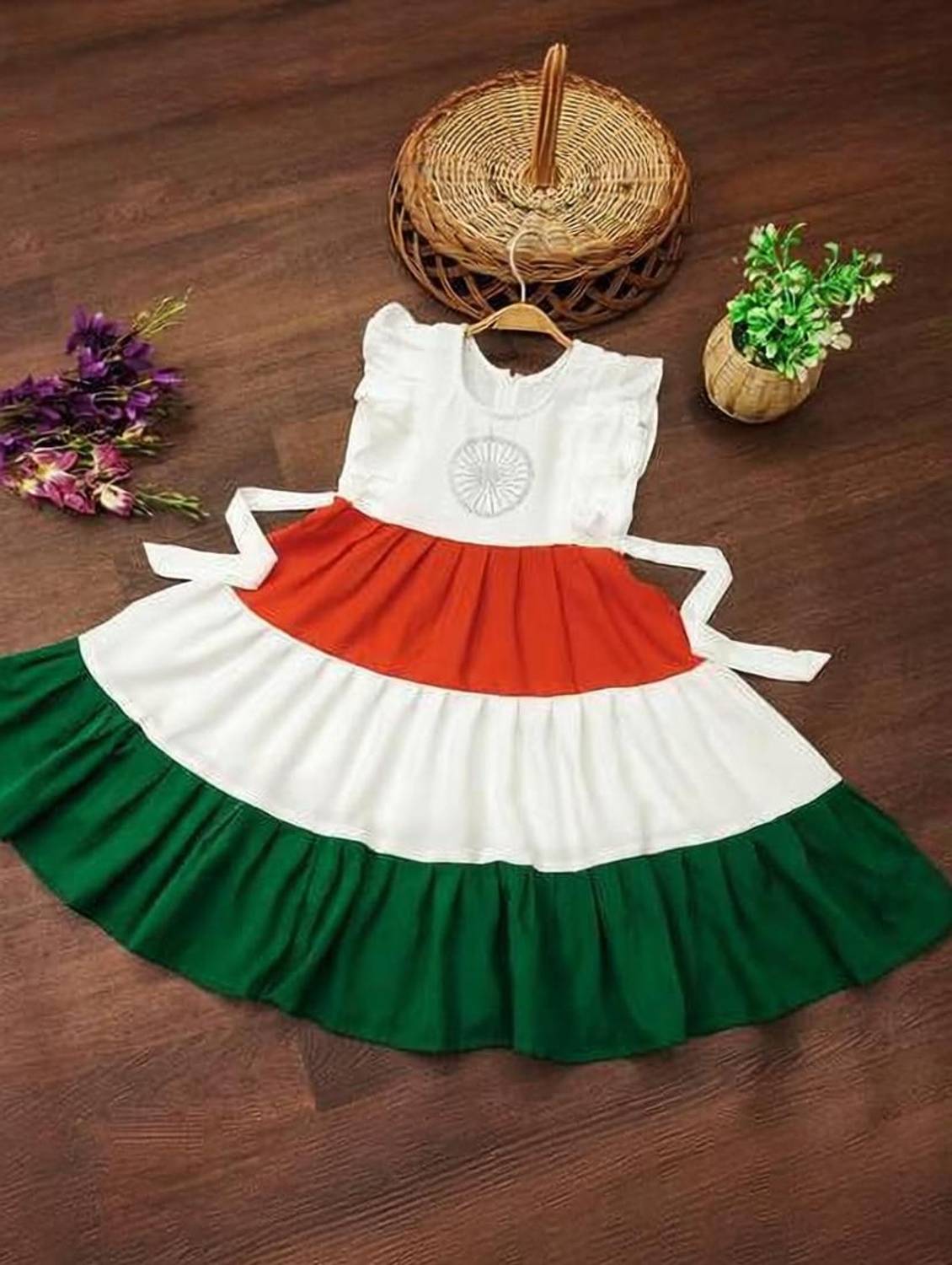 Nautiful Girls Midi/Knee Length Festive/Wedding Dress