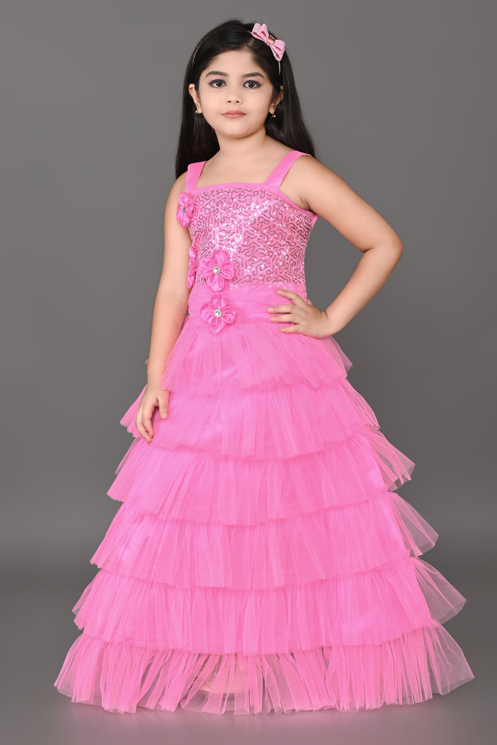 Image of MODERN DREAM Indi Girls Maxi /Full Length Festive /Wedding Dress