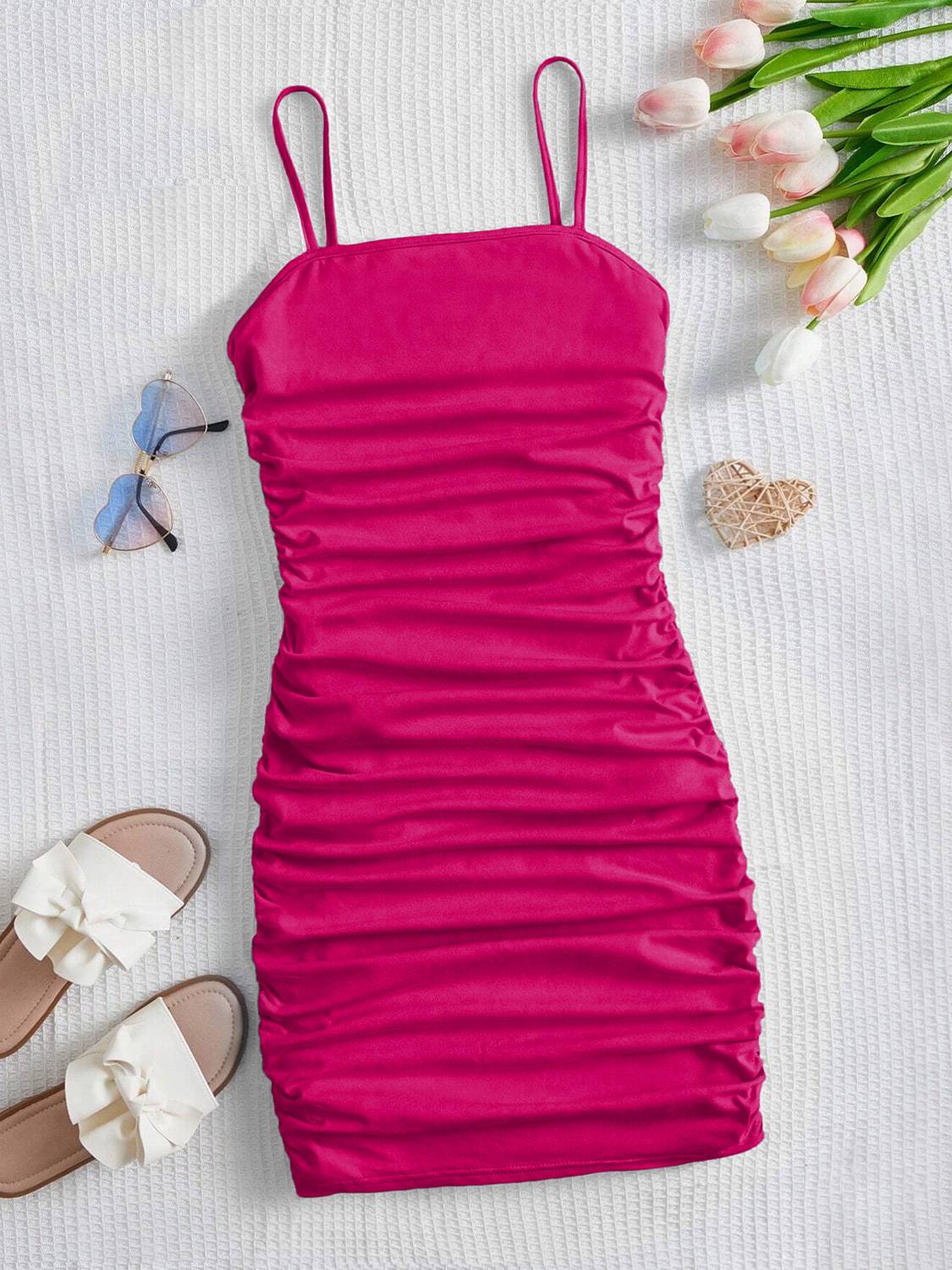 Amrityu Creation Girls Below Knee Casual Dress