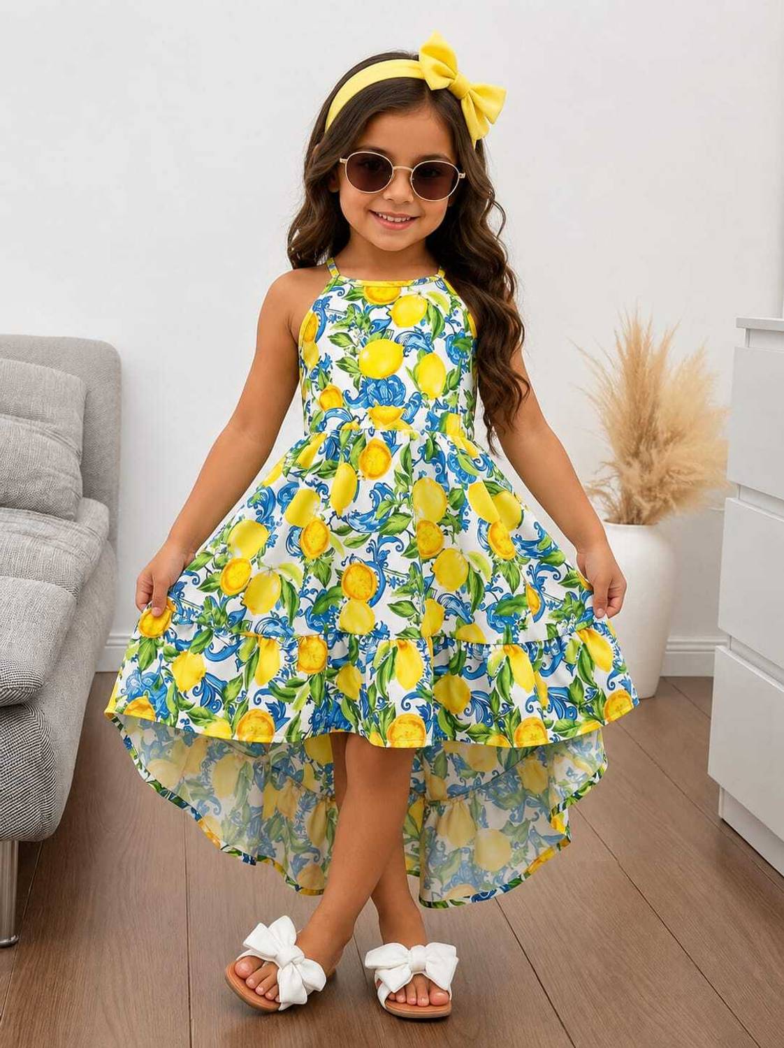 botgo Girls Above Knee Casual Dress