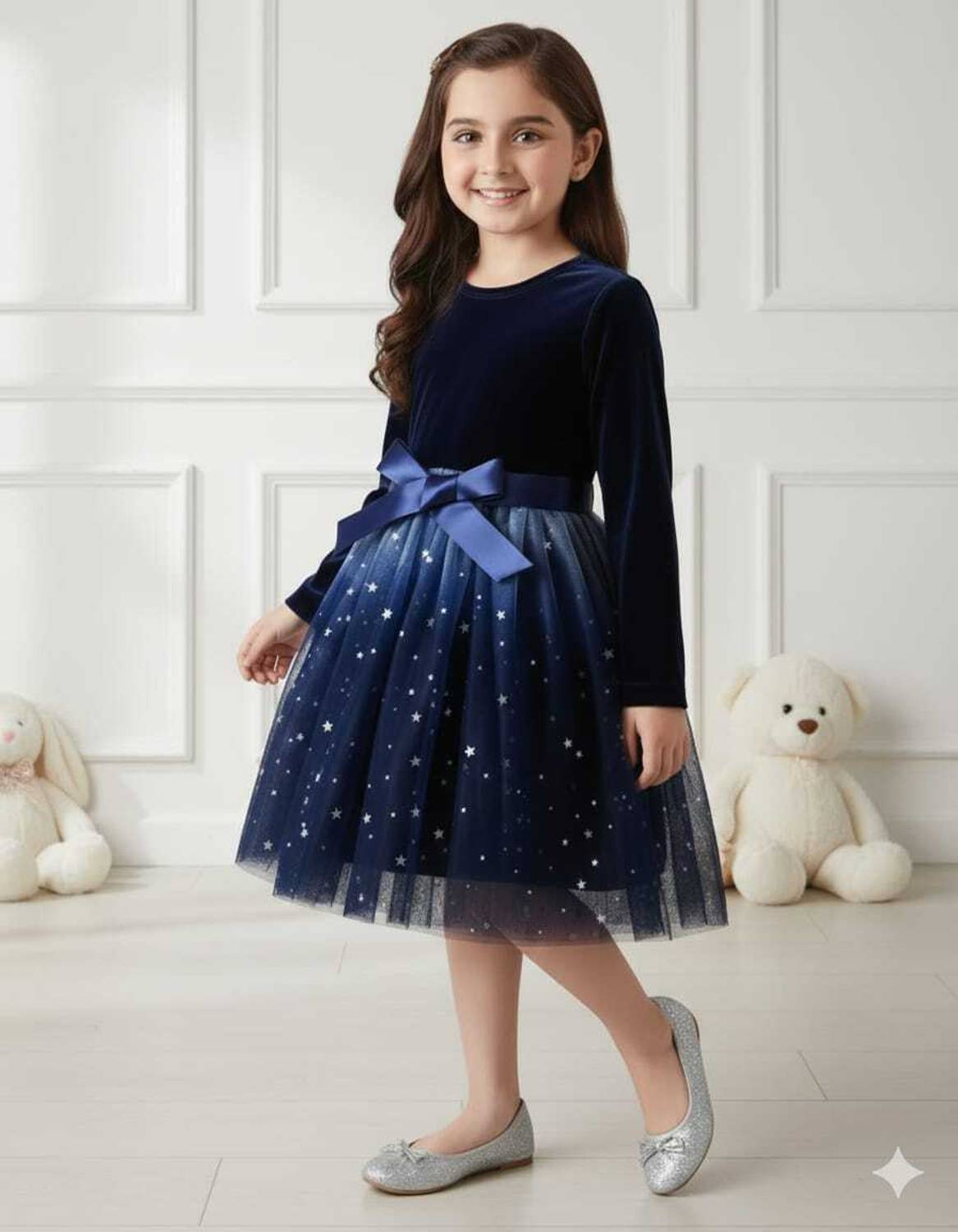 AFDRESS N/A Baby Girls Above Knee Party Dress
